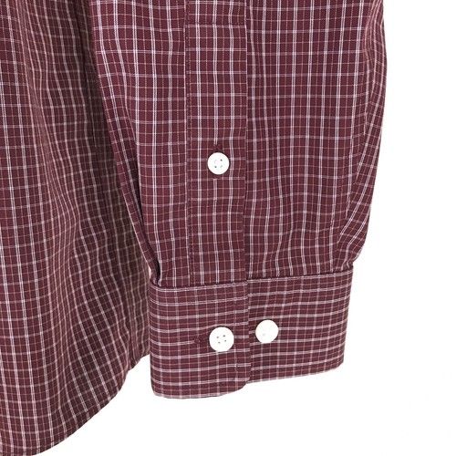 Eddie Bauer Relaxed Fit Button Down Shirt Men's Medium Plaid Long Sleeve Casual - Imagen 3 de 13