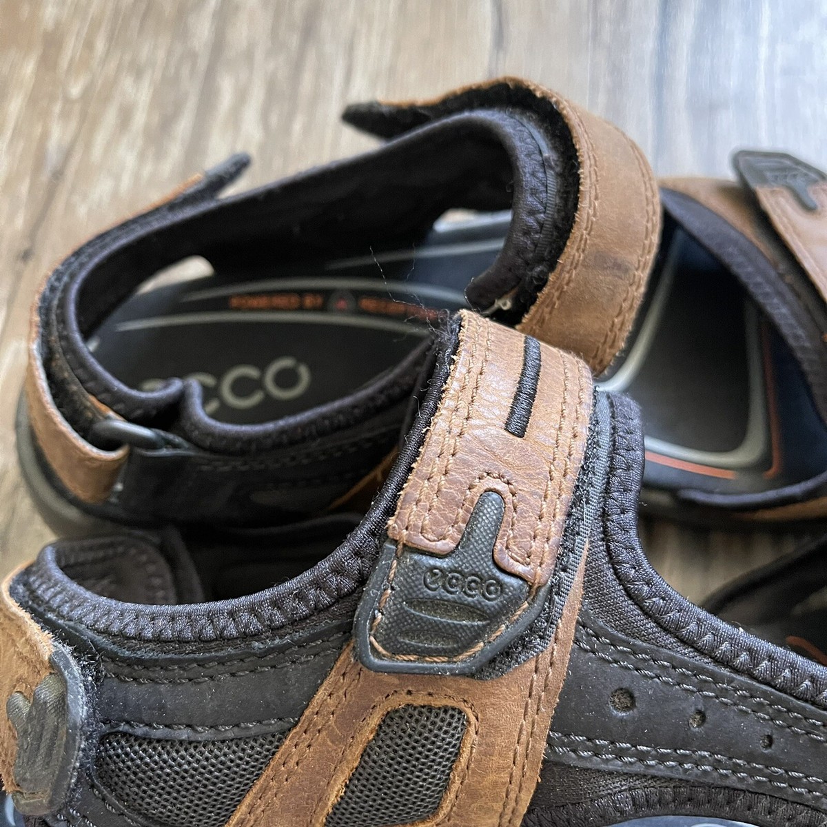 Ecco Yucatan Receptor Technology Hiking Espresso Leather Sandals Ecco Yucatan Receptor Technology Hiking Espresso Leather  main image 3