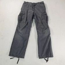 Rothco Cargo Pants Mens Medium Black Pant Military Type Outdoor Hike Camp 30x29