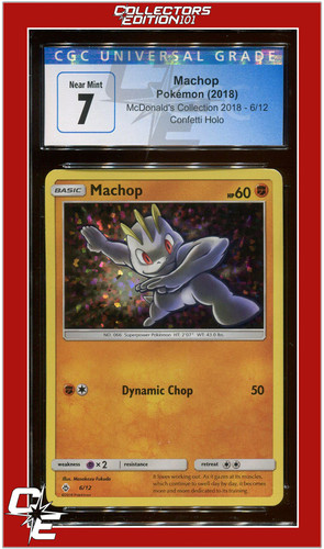 Machop graded CGC 7 for sale on eBay
