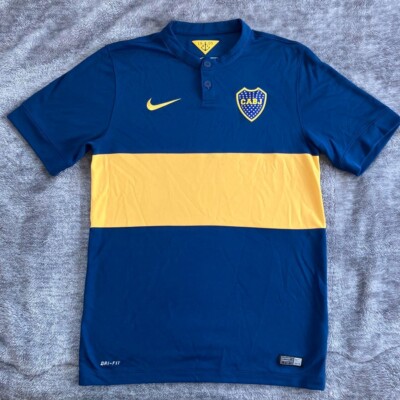 激レア ボカ ジュニアーズ ユニフォーム 2014-15 トレーニング シャツ MINT BOCA Juniors Small 2014 15 Home Vintage jersey shirt