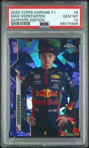 Max Verstappen 2020 Topps Chrome Formula 1 Sapphire Edition Max Verstappen 2020 Topps Chrome Formula 1 Sapphire Edition