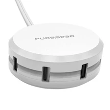 PureGear 4-Port USB Charging Station 48-Watt White 61132PG