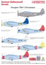 Techmod Decals 1/48 DOUGLAS TBD-1 DEVASTATOR wit Paint Masks