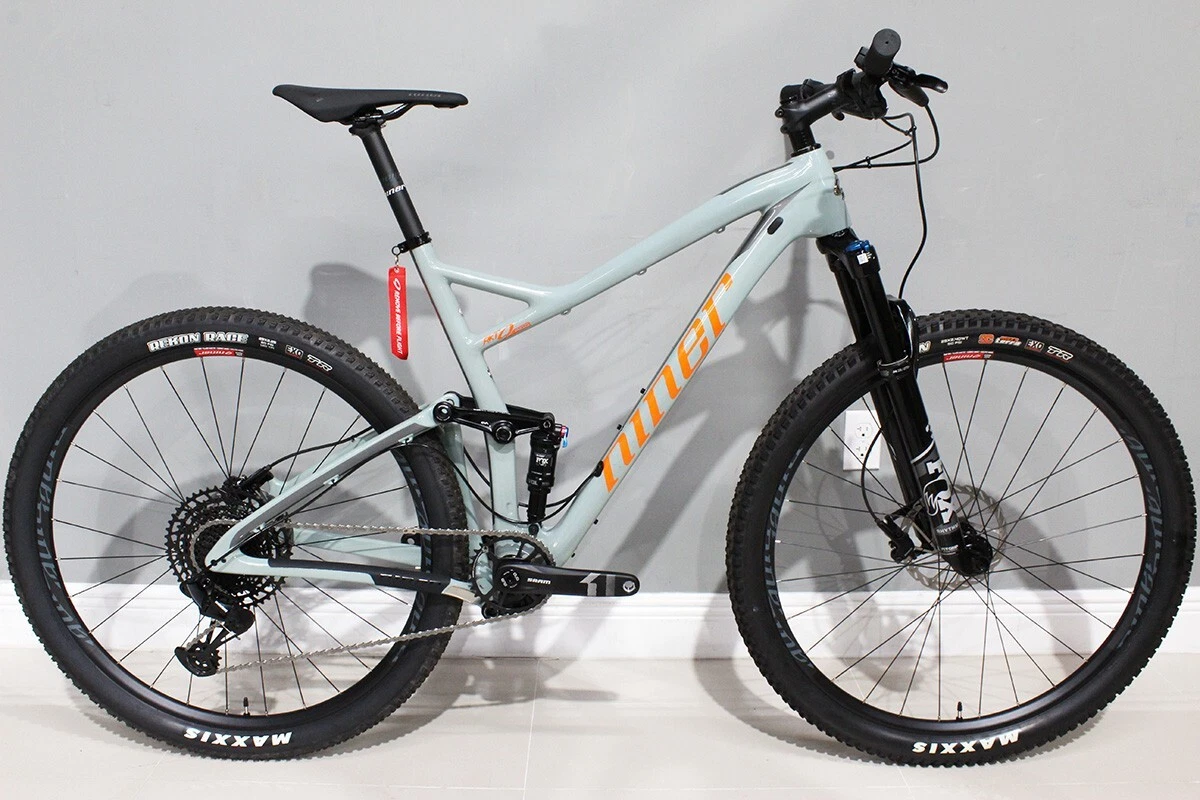 NEW 2022 Niner RKT 9 RDO 29 2 Star Grey Orange Large Carbon Fiber