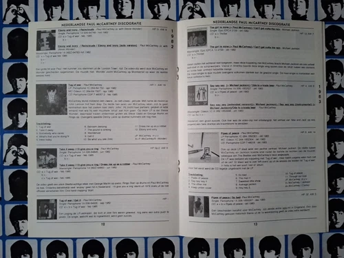 1993 Paul McCartney Wings Discography Maccazine Holland Nederlands Fan Club Book - Picture 4 of 5