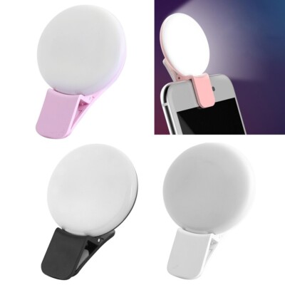 NEW LED Selfie Light Ring Lights Circle Cell Phone Laptop Camera