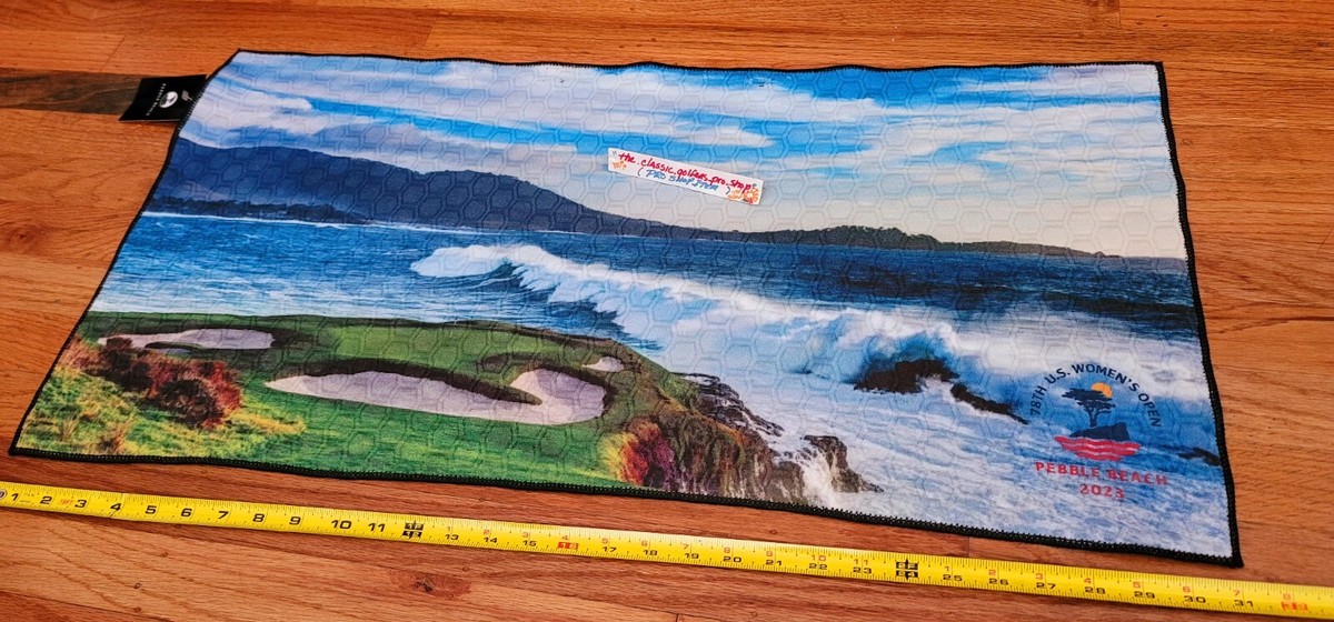 限定品 Pebble Beach Golf Links タオル 80x40cm Pebble Beach Golf Links Logo Golf Towel