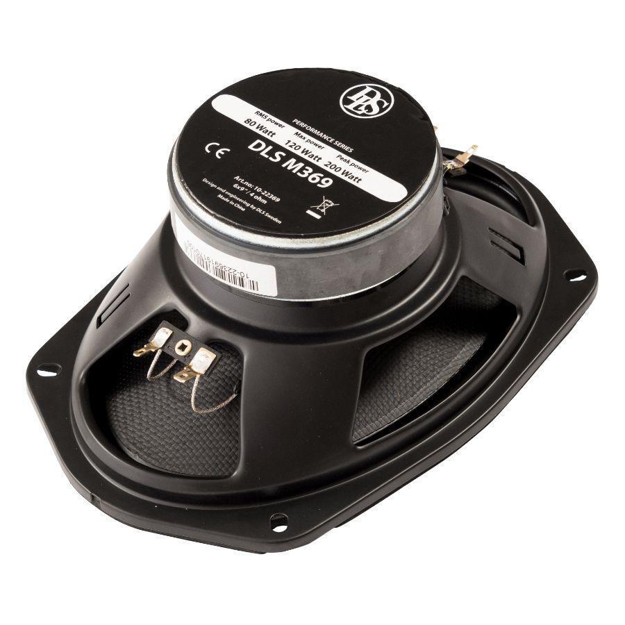DLS M369 Oval 6X9 3-Way Coaxial Speaker Set 250 Watts - 1 DLS M369 Oval 6X9 3-Way Coaxial Speaker Set 250 Watts - 1