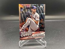 Justin Verlander 2020 Topps Chrome Decades’ Best DBC-91 Astros