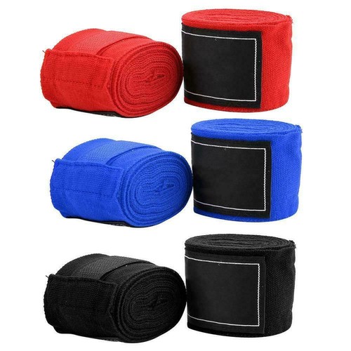 MMA Boxing Hand Wraps UFC Inner Gloves Weightlifting Cotton Bandages wrist Strap - Picture 2 of 10