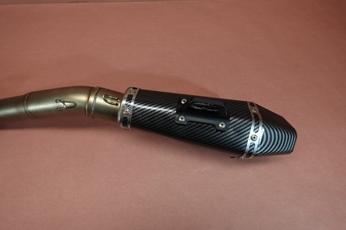 2019-2024 Yamaha YZFR3 YZF R3 Exhaust System Muffler Tip Front Pipe - DAMAGED - Picture 3 of 19