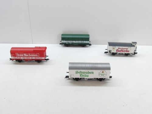 Liliput H0 Bierwagen-Set, 4-teilig, DC, NEM, NEU in OVP #54683 - Bild 4 von 5