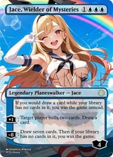 MTG - Jace, Wielder of Mysteries - Fanart Borderless Style - EDH / Playtest