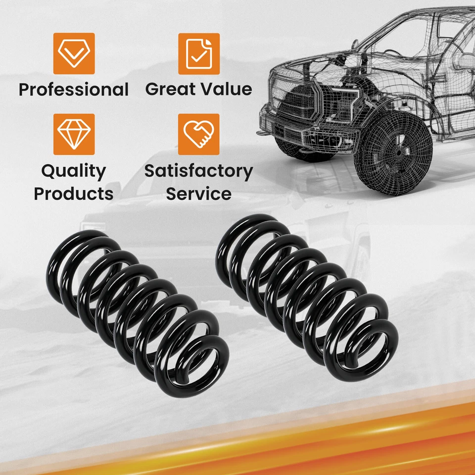 Kit de muelles helicoidales descensores delanteros de 1" para Chevy C10 GMC C15 1963-1987 Foto 2 de 4