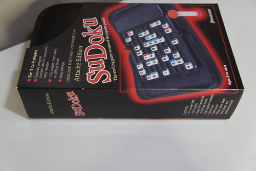 Sudoku Attache Edition Pressman 2006 Puzzle Game w/ Storage Case - NEW - Picture 5 of 9