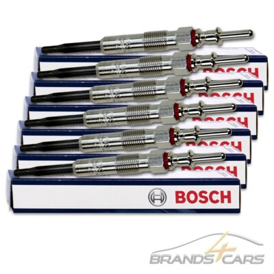 6x BOSCH GLÜHKERZE DURATERM FÜR BMW X3 E83 X5 E53 E70 X6 E71 E72