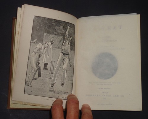 CRICKET by A Steel : The Badminton Library / Sports / Cricketers / History 1889. - Picture 8 of 9