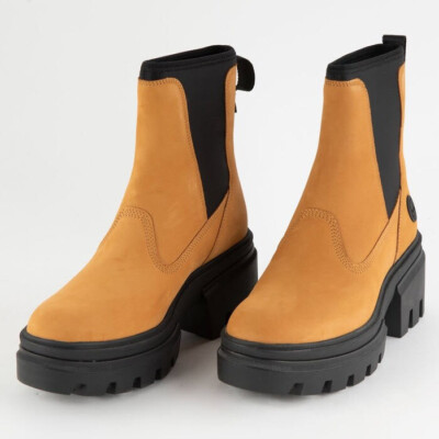Timberland Women's Tan Everleigh Chelsea Boots Sz 8 | eBay