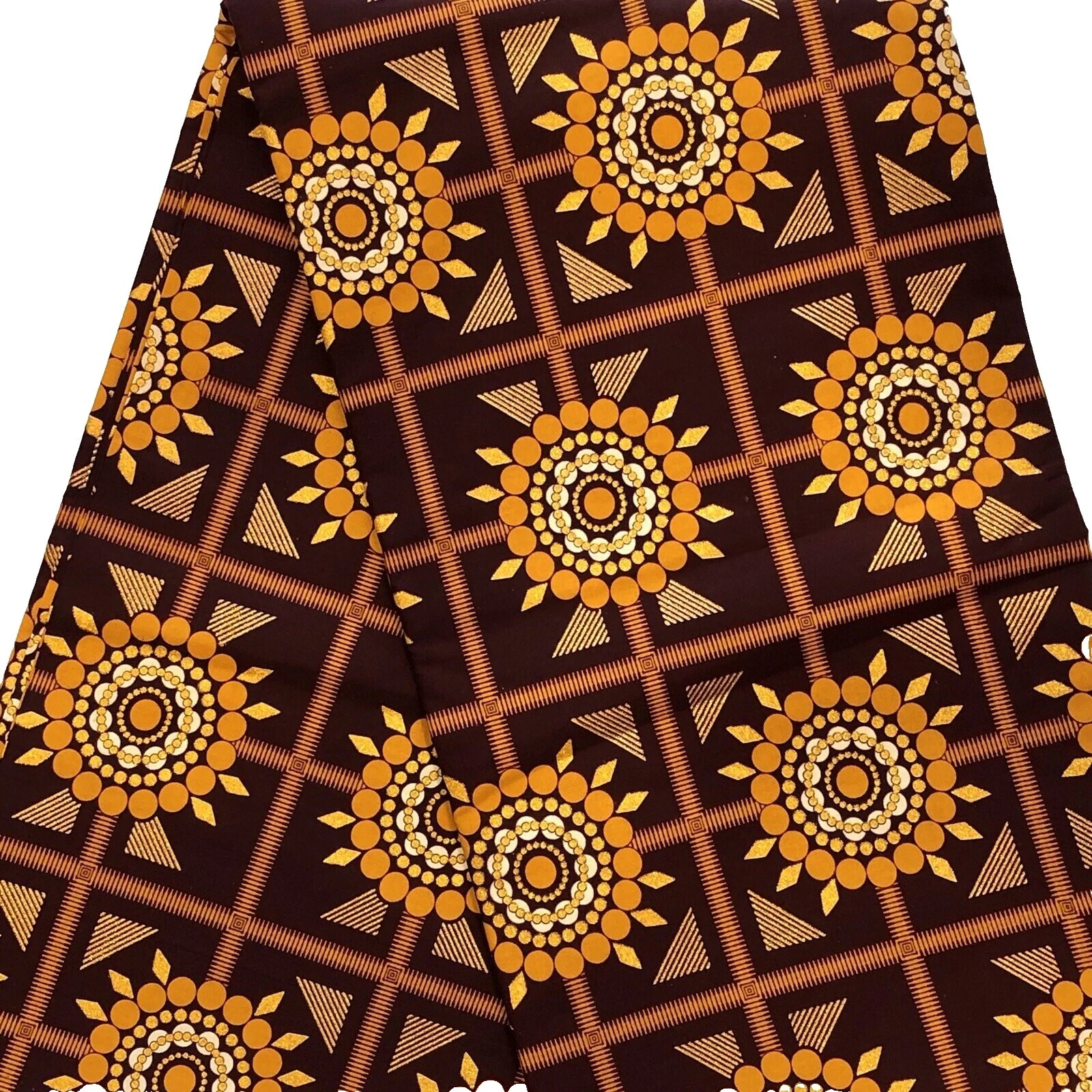 Squares Cotton African Craft Fabrics