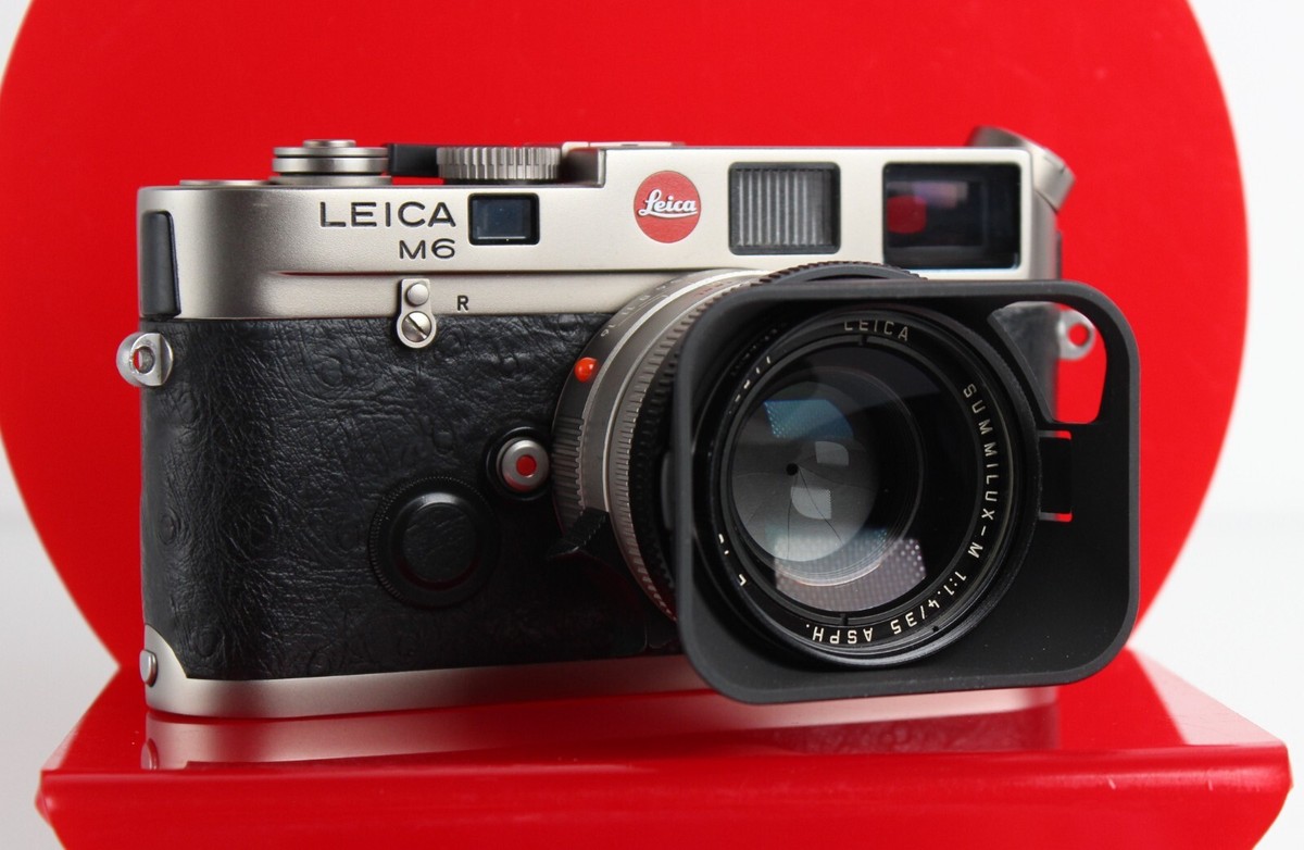 Leica Leitz M6 Classic Ostrich Titanium Set w/35mm f/1.4