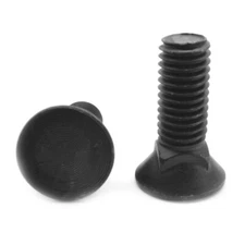 3/8"-16 x 1 1/4" Coarse Thread Grade 5 Plow Bolt #3 Flat Hd Black Oxide