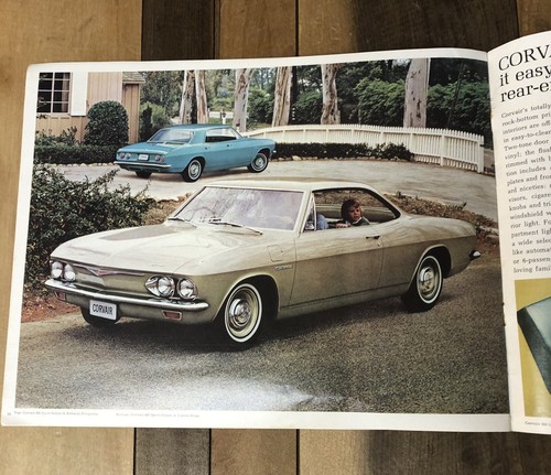 Vintage 60s Chevrolet Sales Literature 5 Corvair Brochures 1962 1963 1965 1967 - Picture 10 of 24