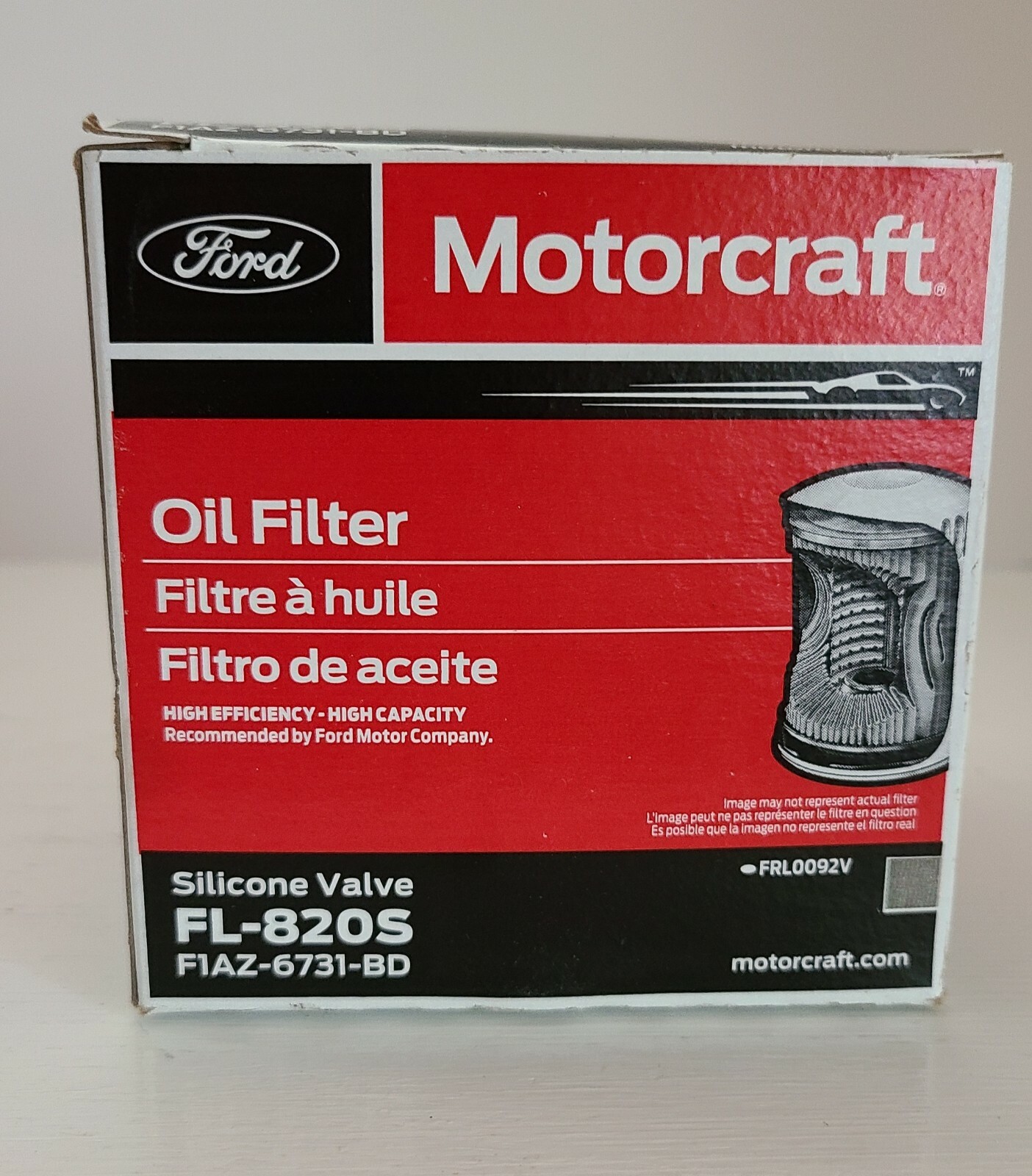 NEW OEM 19982020 Ford F150 FL820S Oil Filter Silicone Anti Drainback