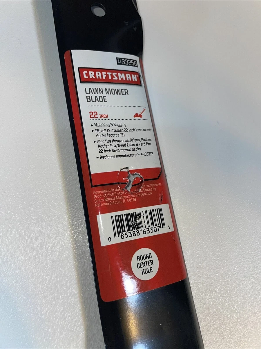 Craftsman 22in lawn mower blade sales