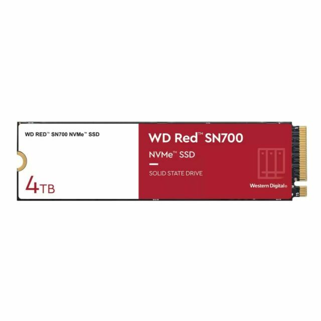 Western Digital Red SN700 4TB M.2 NVMe Internal SSD (WDS400T1R0C