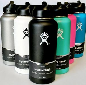 hydro flask with a straw