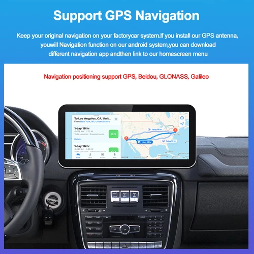 12.3" Android 13 Display Apple CarPlay Radio for 2013 Mercedes Benz G class W463 - Picture 3 of 6