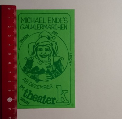 Sticker/Decal: Michael Ende's Juggler's Tales in the Theatre (14031717)