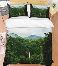 3D Forest Mountain Fall Nature Quilt Cover Set Duvet Cover Bedding Pillowcases
