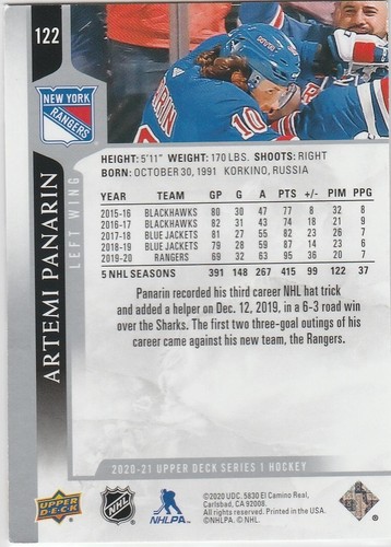 New York Rangers NHL Hockey Cards - Buy 1 Card, Get 2 Cards Free - Picture 33 of 455