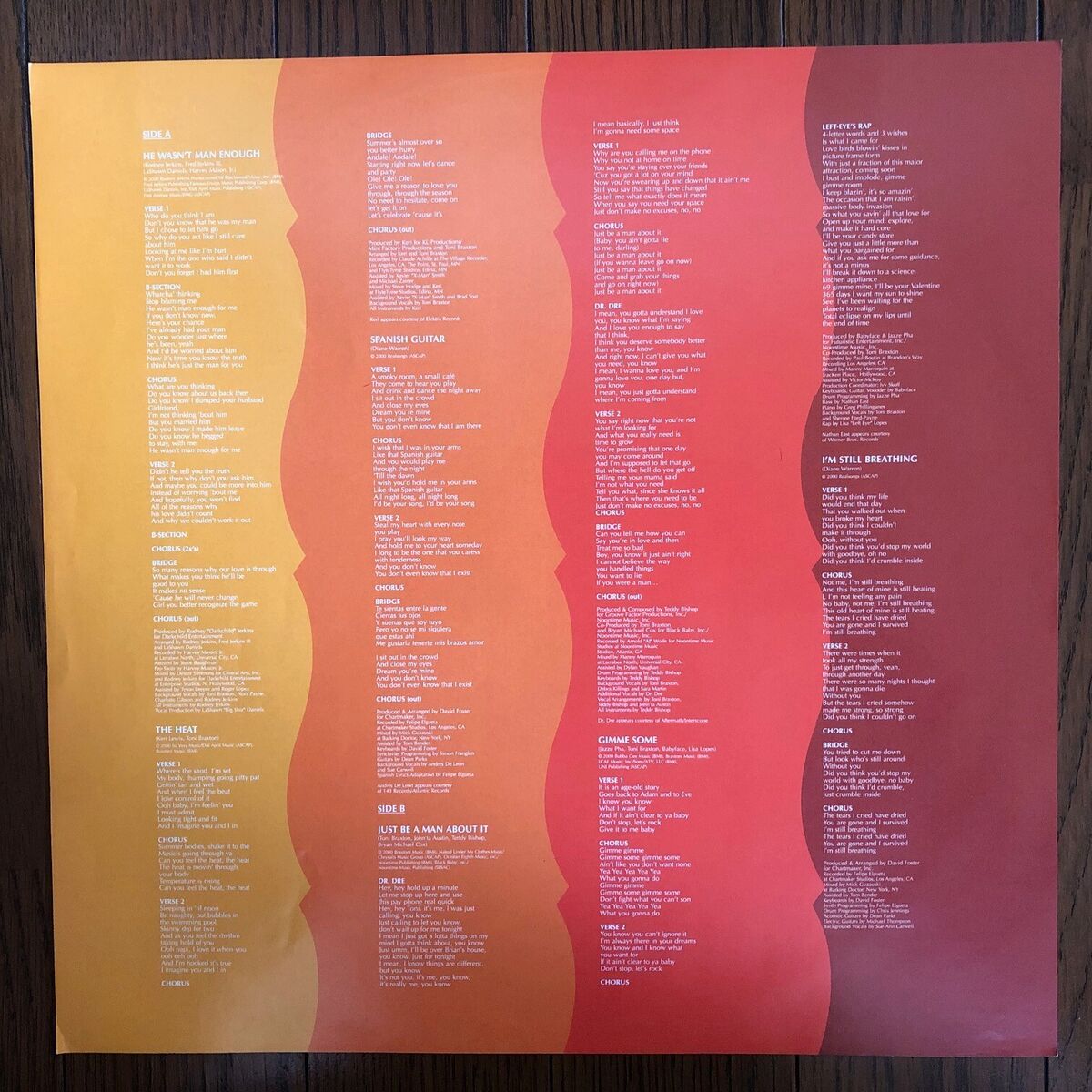 Toni Braxton - The Heat , LaFace Records 73008-26069-1 vinyl Toni Braxton - The Heat , LaFace Records 73008-26069-1 vinyl
