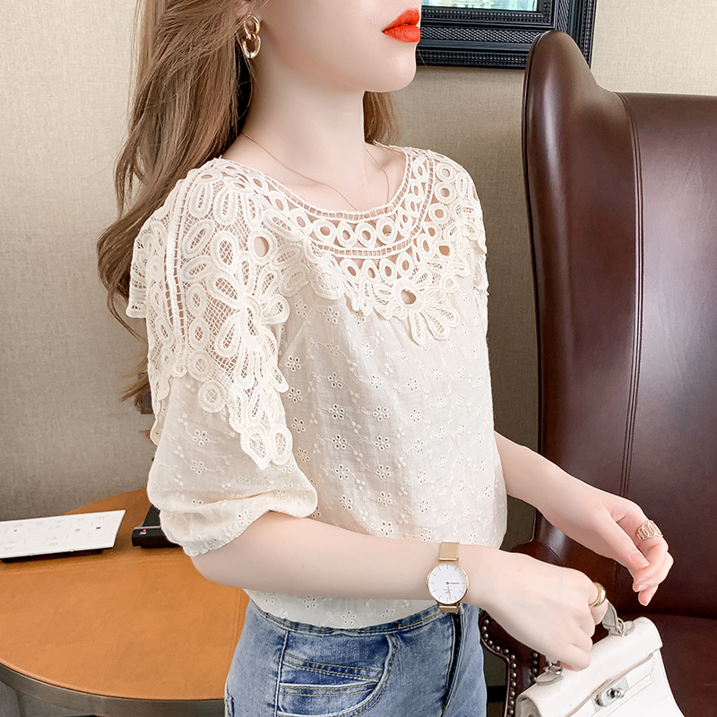 トップス Yilon LITTLE FLOWER CHIFFON BLOUSE 90s Vintage the