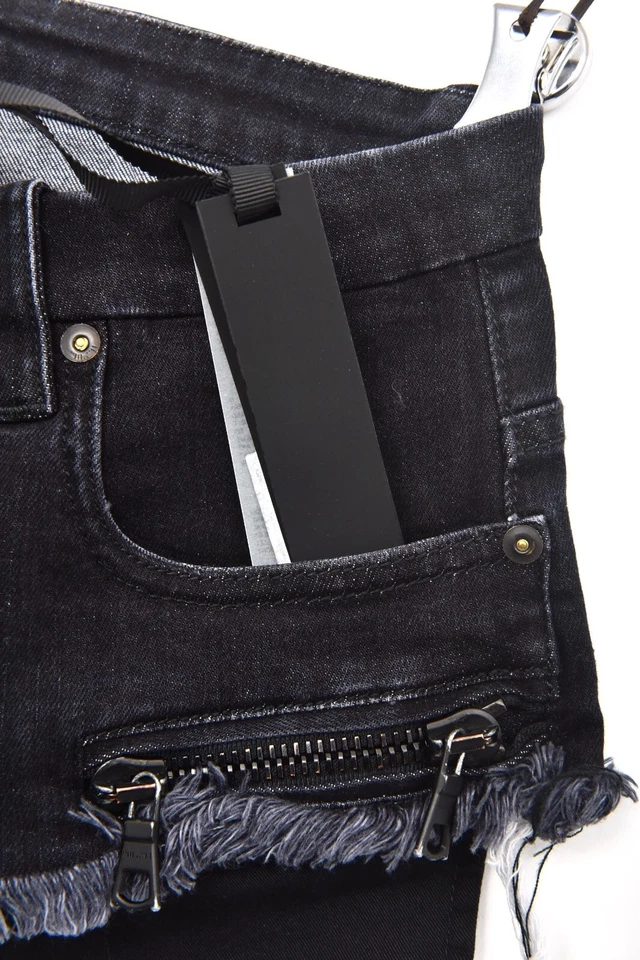 Nuevo $600 Ben Taverniti UNRAVEL PROJECT Negro Lavado a Piedra Cordones Cinturón Corsé OS  Foto 3 de 4