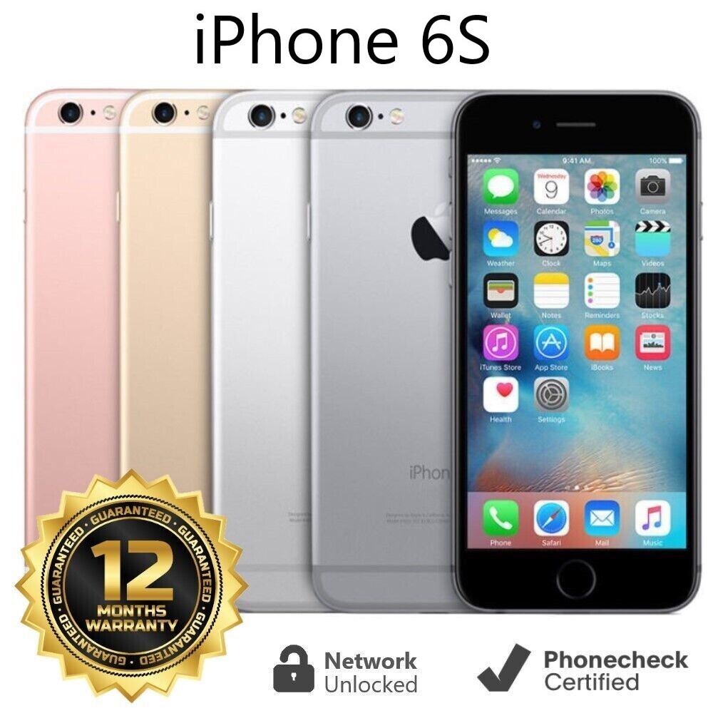 Apple iPhone 6S - 16GB &vert; 32GB &vert; 64GB &vert; 128GB &lpar;Unlocked&rpar; Smartphone - Excellent