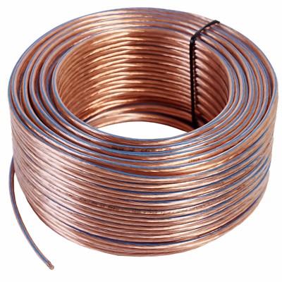 100 m Lautsprecherkabel 2 x 2,5 mm² 99,99% OFC Kupfer Made in Germany 100m