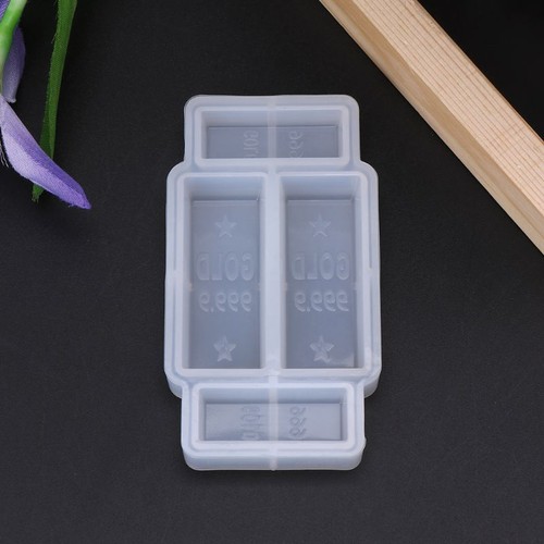 Silicone Mold DIY 3D Gold Bar Epoxy Resin Crafts Decoration Jewelry Making Tools - Picture 5 of 11