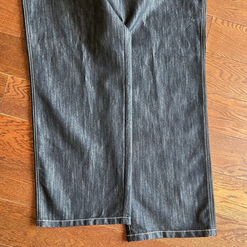 Vtg Y2K Southpole Baggy Jeans Mens Sz 42x34 Black Deadstock Wide Leg Brown Tab - Picture 7 of 16