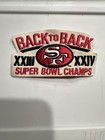 Vintage Usa 49ers PatchBack To Back Superbowl Champs - Embroidered Nice Look