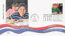 US 3191e FDC Improving Education Celebrate the Century 1990s Fleetwood