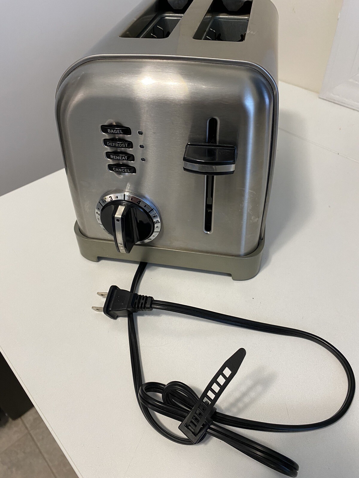 Cuisinart 2Slice Classic Toaster Black Stainless Steel CPT160 eBay