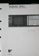 Yasnac MX3 CNC Operations and Programing Manual 143 pages 1994