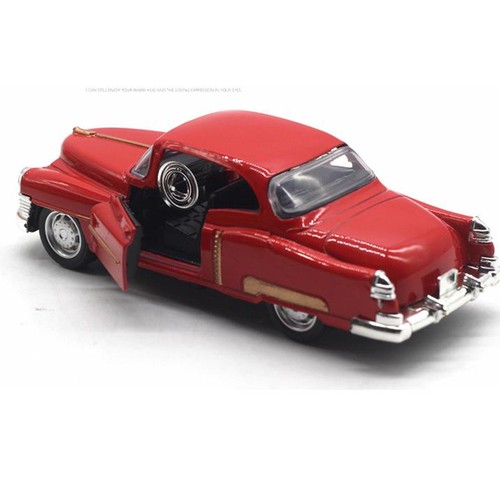 Modellino Cadillac modello retro miniatura scala 1:36 metallo auto epoca Rossa - Foto 3 di 3