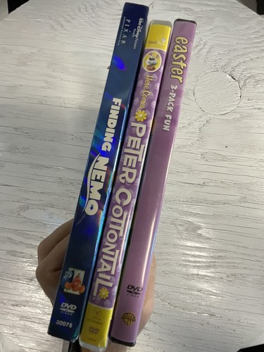 3 DVD Lot Finding Nemo Peter Cotton Tail Easter Pack Yogi Bear MediaGnu - Picture 3 of 19