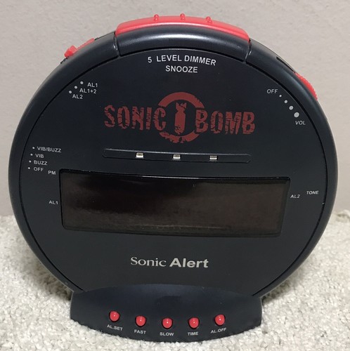 Sonic Alert Sonic Bomb Replacement Alarm Clock Only (Nothing Else) SBB500SS