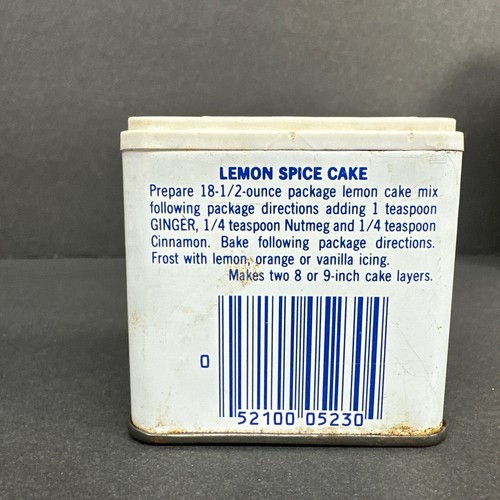 Lot Of 7 Vtg Spice Tins Boxes McCormick Argo Frenchs Ginger Peppercorns Cloves - Picture 3 of 24